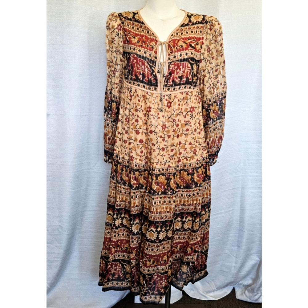 RAGA Advika Bohemian Floral Print Midi Dress - Picture 2 of 8